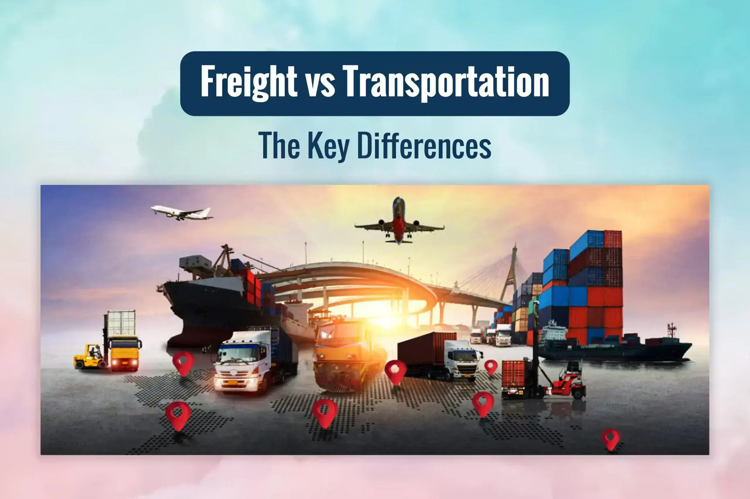 Freight-vs.-Transportation-logistics view airplane trucks ships