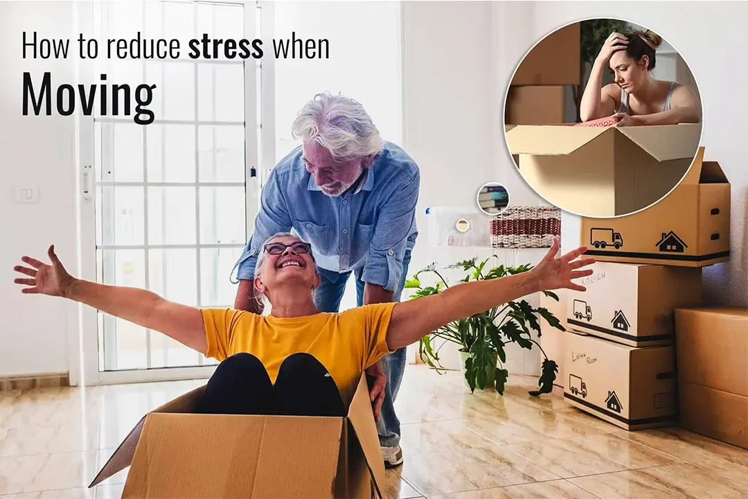 a couple moved out with the help of ready to move and reduced the stress while moving