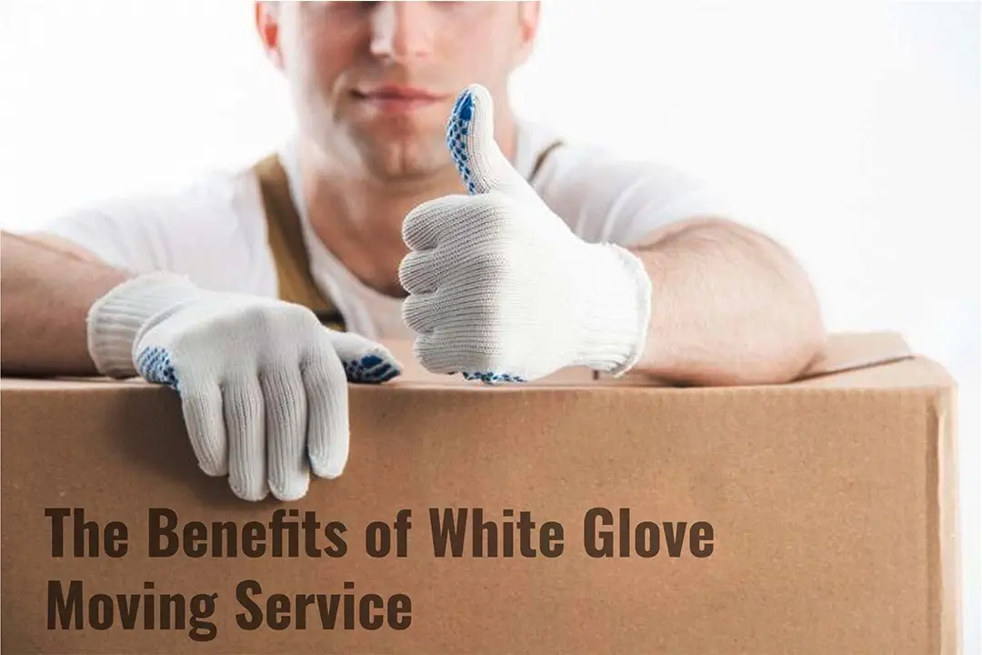 a professional of ready to move llc packed a box by using white glove